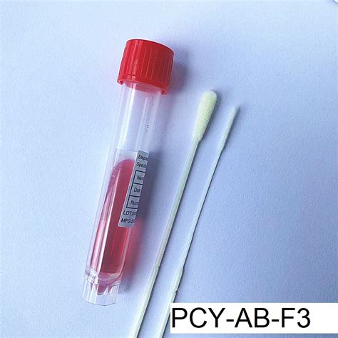 2021 Disposable Sampling Nylon Flocked Sterile Oral Throat Collection