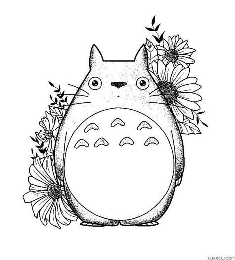 Totoro Coloring Pages Turkau