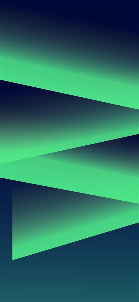 1125x2436 Abstract Shapes 8k Green Iphone Xsiphone 10iphone X