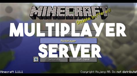 how to make a minecraft multiplayer server youtube