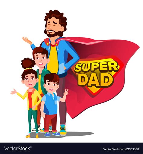 Super Dad Father S Day Shield Badge Royalty Free Vector