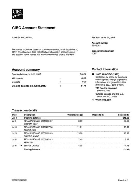 Bank Statement Template Fill Online Printable Fillable With Credit Card Statement Template
