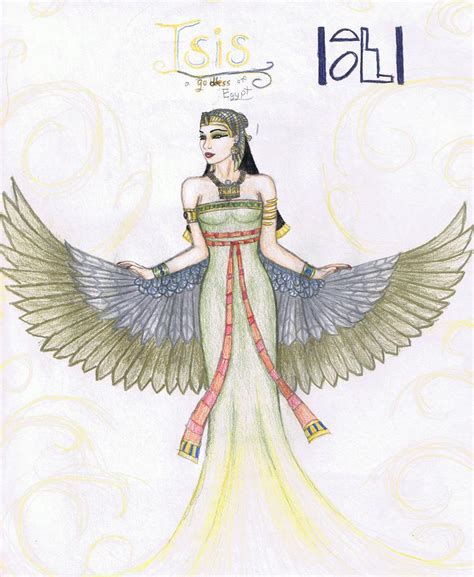 The Goddess Isis By Myworld1 On Deviantart
