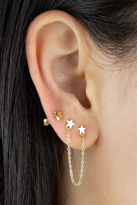 Playful Earrings Earings Piercings Cute Ear Piercings Unique Ear