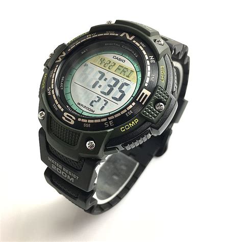 Mens Casio Digital Compass Thermometer Twin Sensor Watch Sgw100 3a