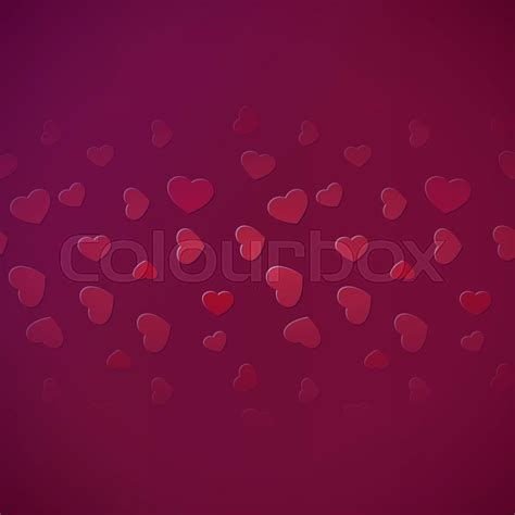 Sturated Fading Hearts Line Background Stock Image Colourbox