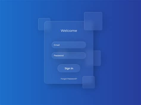 Glass Morphism Effects Login Form Html Css By Animation Coding On Dribbble