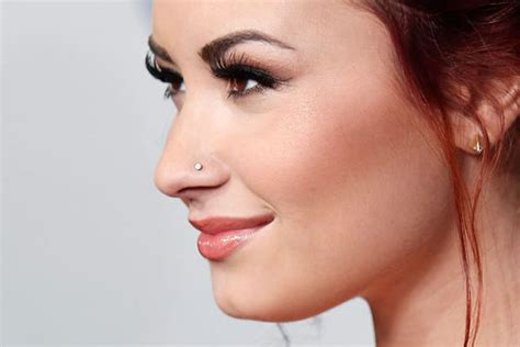 Removing and getting a corkscrew nose piercing back in can be very tricky! 10 Most Beautiful Nosepin Designs - Give Yourself A Gorgeous Makeover
