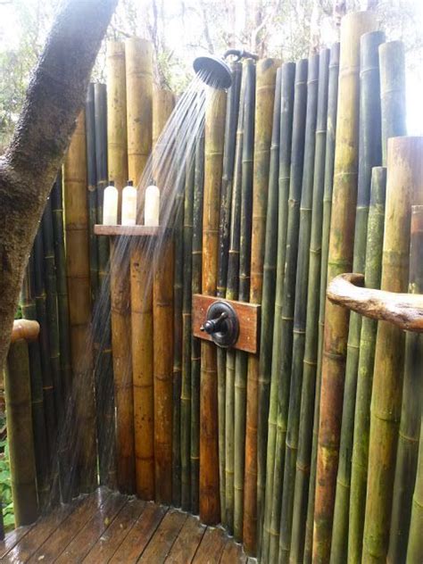 Bamboo Shower Outdoor Bamboo Shower I Could Make This Myself