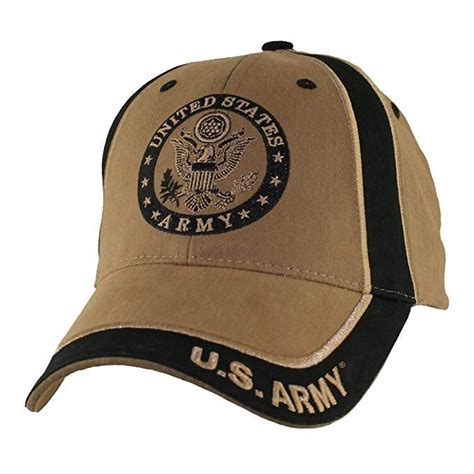 Us Army Emblem Two Tone Baseball Hat Coyote Brownlarge Us Army