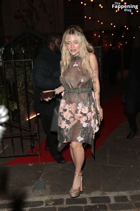 Lottie Moss Flaunts Her Nude Boobs As She Exits The Glamour Women Of The Year Awards 44 Photos