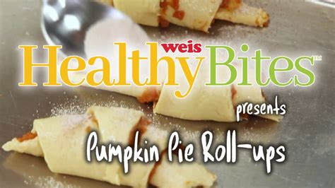 Pumpkin Pie Roll Ups Healthybites Video Youtube