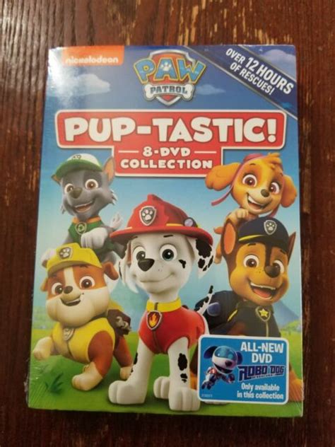 Paw Patrol Pup Tastic 8 Dvd Collection Includes Robo Dog Rescues For