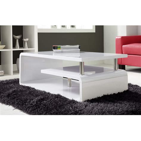 White High Gloss Coffee Table Artemis Range Furniture123