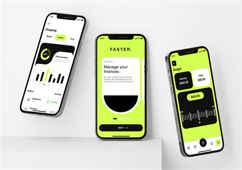 Faster - Personal Finance Manager on Behance