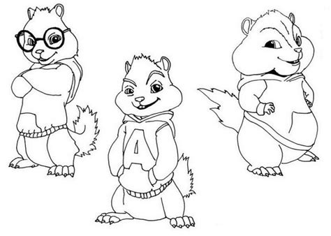 Show them the proper way how to color. Coloring pages from Alvin and the chipmunks animated movie ...