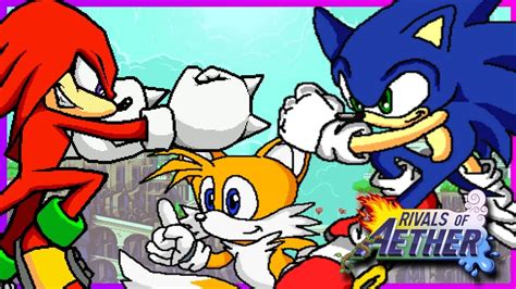 Team Sonic Fight Sonic Vs Tails Vs Knuckles Team Sonic Play Rivals