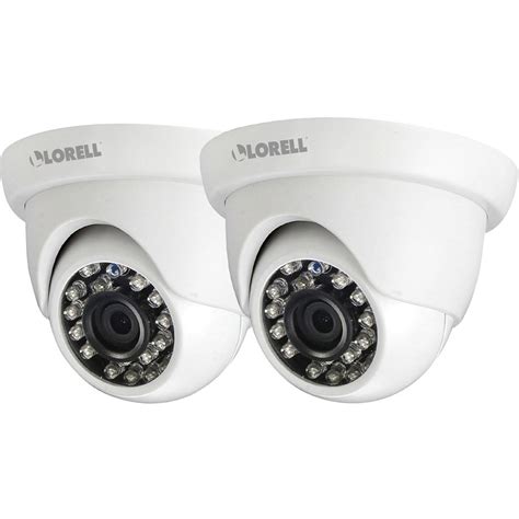 Lorell 5 Megapixel Hd Surveillance Camera 2 Pack Dome Zerbee