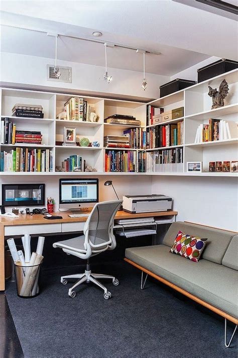 Latest home office design trends in 2021. 40 Modern Home Office Design Ideas For Small Apartment ...