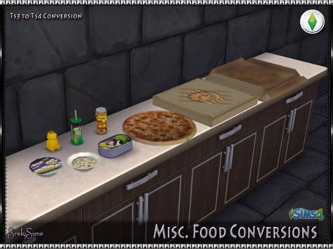 My Sims 4 Blog Ts3 Food Conversions By Srslysims