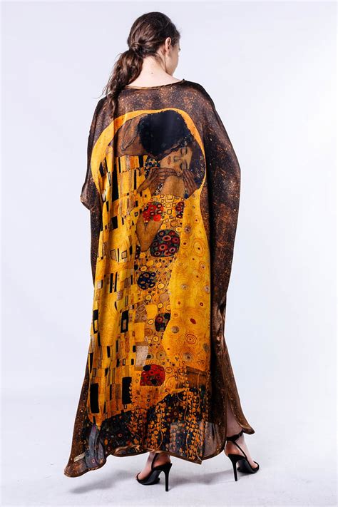 İpek Elbise Gustav Klimt The Kiss Oytu İpek