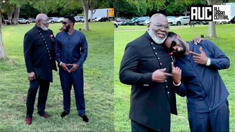 Diddy And Bishop Td Jakes Have Awkward Moment After Pulling Up To