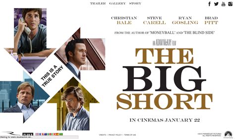 The big short (a best seller by michael lewis) tells the story of how massive short selling by a group of investors, involving an element of fraud in 2007 which led to global meltdown in 2008 whose impact is still not over. Weekly RoundUp 3-15-2016 • Home Theater Forum