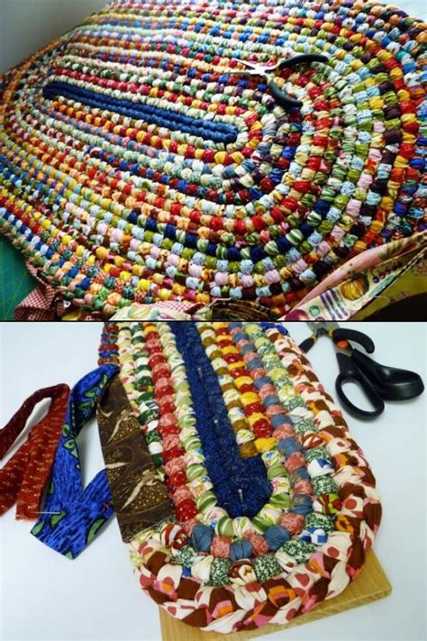 Diy Braided Rug No Sew Learn How To Make An Easy No Sew Rag Rug