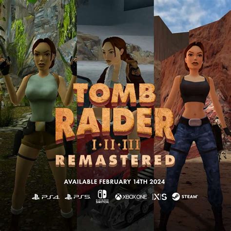 Tomb Raider I Iii Remastered Starring Lara Croft [xbox One Series X S And Pc Play Anywhere