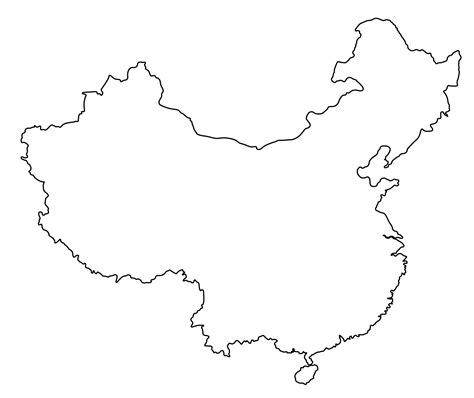 China Mapa En Blanco Color 22826930 Png