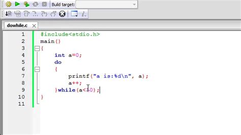 If the condition result is true, then only first, it executes the lines inside the loop, and after arriving at the end, the compiler checks the while condition. C Programming Tutorial - 38: Do-While Loop - YouTube