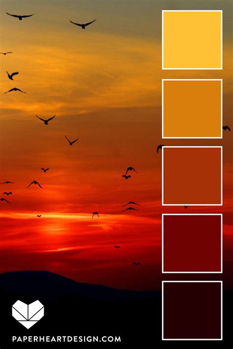 Sunset Color Palette Color Palette Yellow Color Schemes Colour