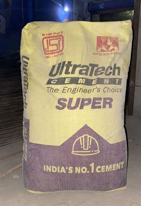 50Kg UltraTech Super Cement At Rs 420 Bag UltraTech Cement In