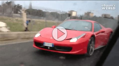 Ferrari Crashes After Trying To Pass Cdllife