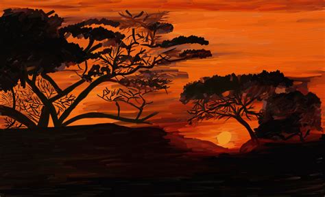 Africa Landscape Artrage Iii By Lalla1972 On Deviantart