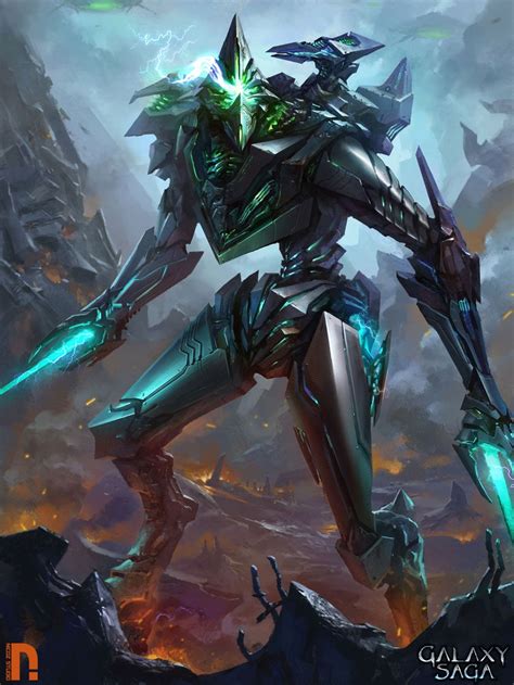 The Alien Warrior Robot Concept Art Cyberpunk Art Concept Art Characters