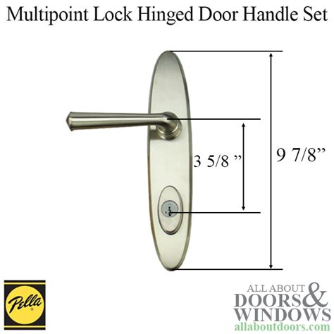 Pella Locus Active Hinged Door Handle Set For Multipoint Lock