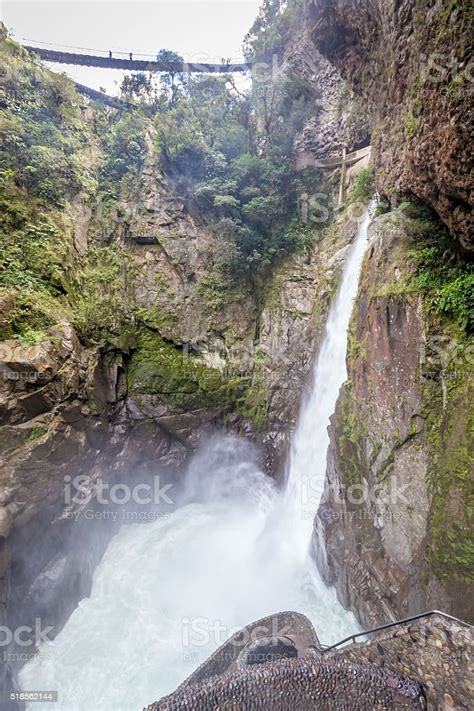 Pailon Del Diablo Waterfall Stock Photo Download Image Now Awe