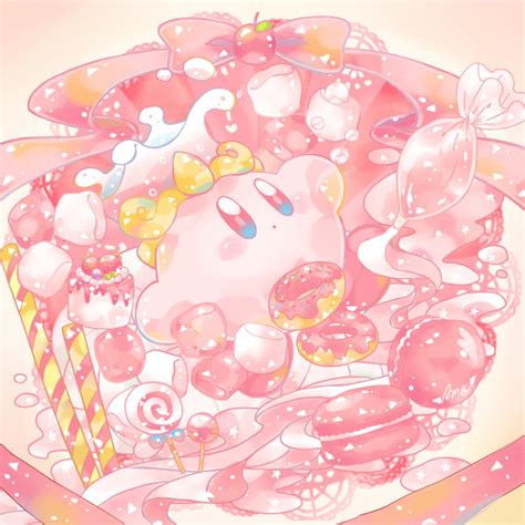 あめ On Twitter Kirby Art Kawaii Wallpaper Kirby Character