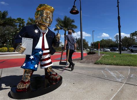 The Real Message Behind That Golden Trump Statue The Washington Post