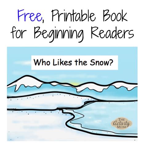 Free Printable Winter Book For Beginning Readers Weihnachten