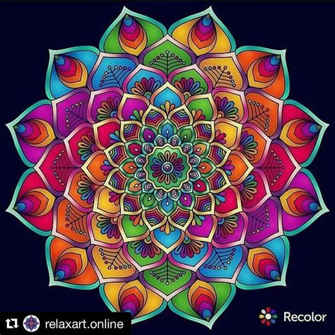 As 480 Melhores Imagens Em Mandalas Coloridas No Pinterest Colorir