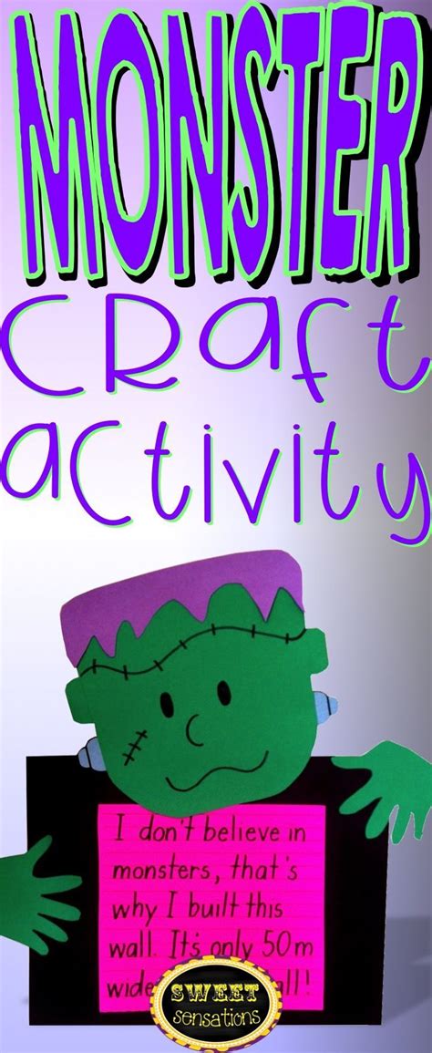 Read on the list of activities that help your preschooler learn the language in a fun way! Frankenstein Craft | Halloween craft activities, Monster ...