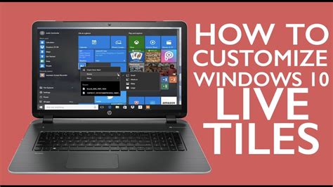 How To Customize Windows 10 Live Tiles Youtube