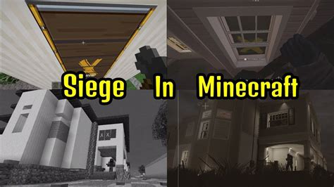 Siege Re Created In Minecraft How To Fix Boosting Rainbow Six Siege Youtube