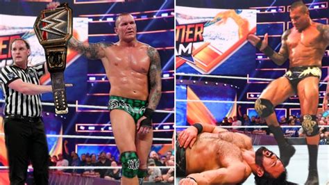 Randy Orton Winning WWE Championship At Summerslam 2020 Drew McIntyre