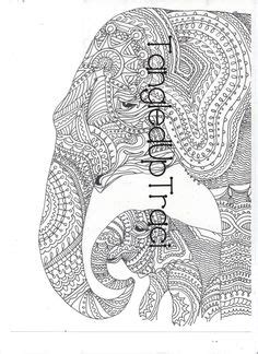 There are 1001 reasons to love coloring pages for grown ups, they are fun to color, come out super pretty and you can use them as a decor, they help. Mandela Coloring Page Elephant | albums recommandés ...