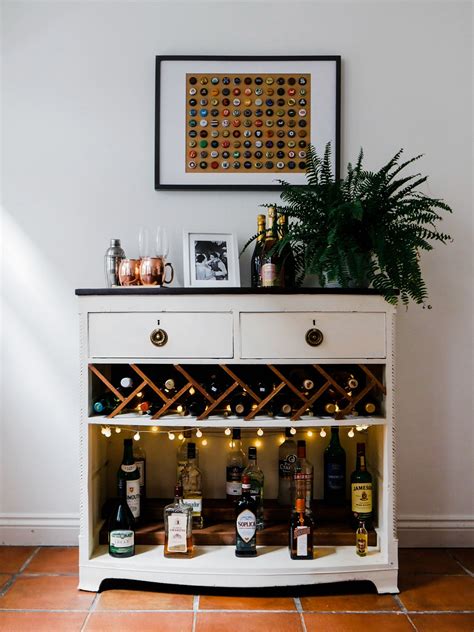 Diy Bar Cabinet — Hannah Drake Diy Home Bar Diy Bar Cabinet Bar