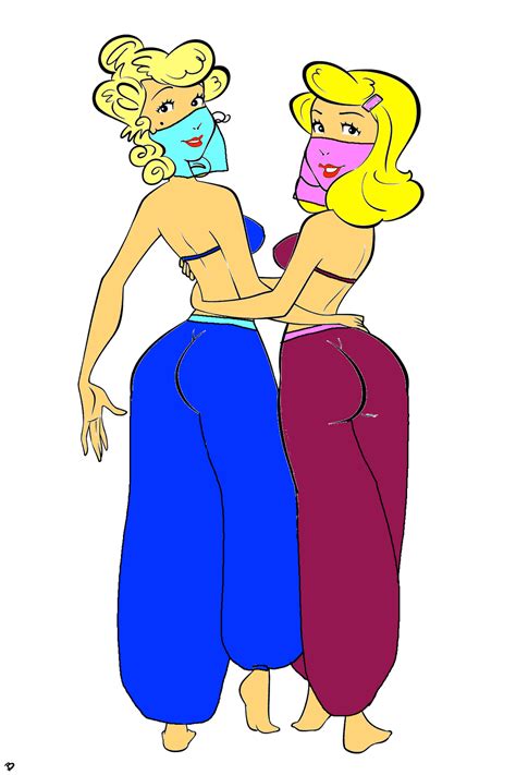 Blondie And Cookie Bumstead As Harem Girls By Danfrandes On Deviantart