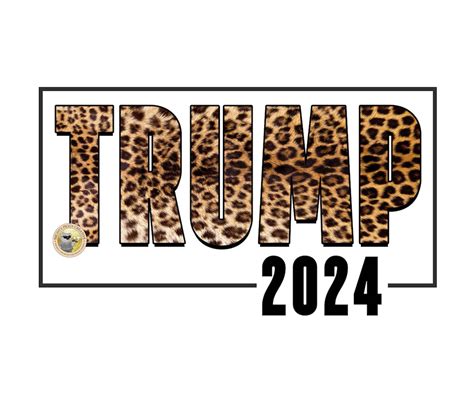 Trump 2024 Png Sublimation Design Digital Leopard Cheetah Etsy